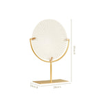 White Ribbed Disc Home Decor 4